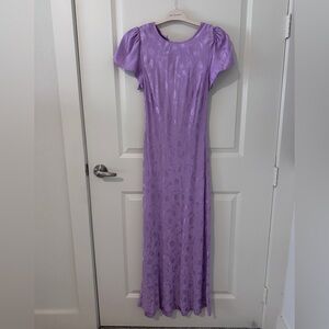 Elegant Purple Maxi Dress